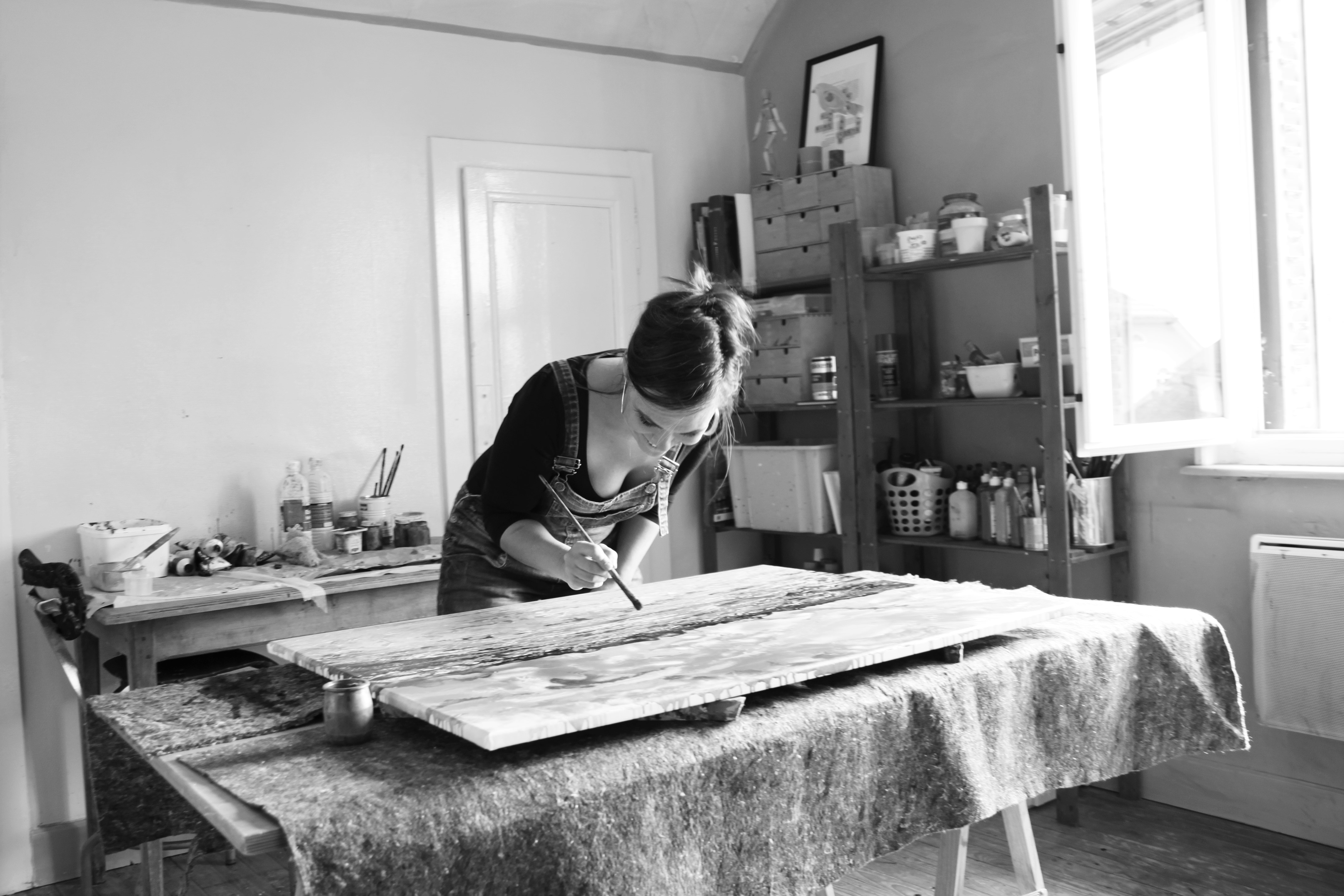 Laure-Anne Lemaire dans son atelier - 31